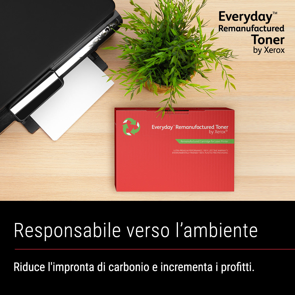Toner rigenerato Everyday di Xerox Ciano compatibile con Canon C-EXV51 (0482C002), Capacità standard