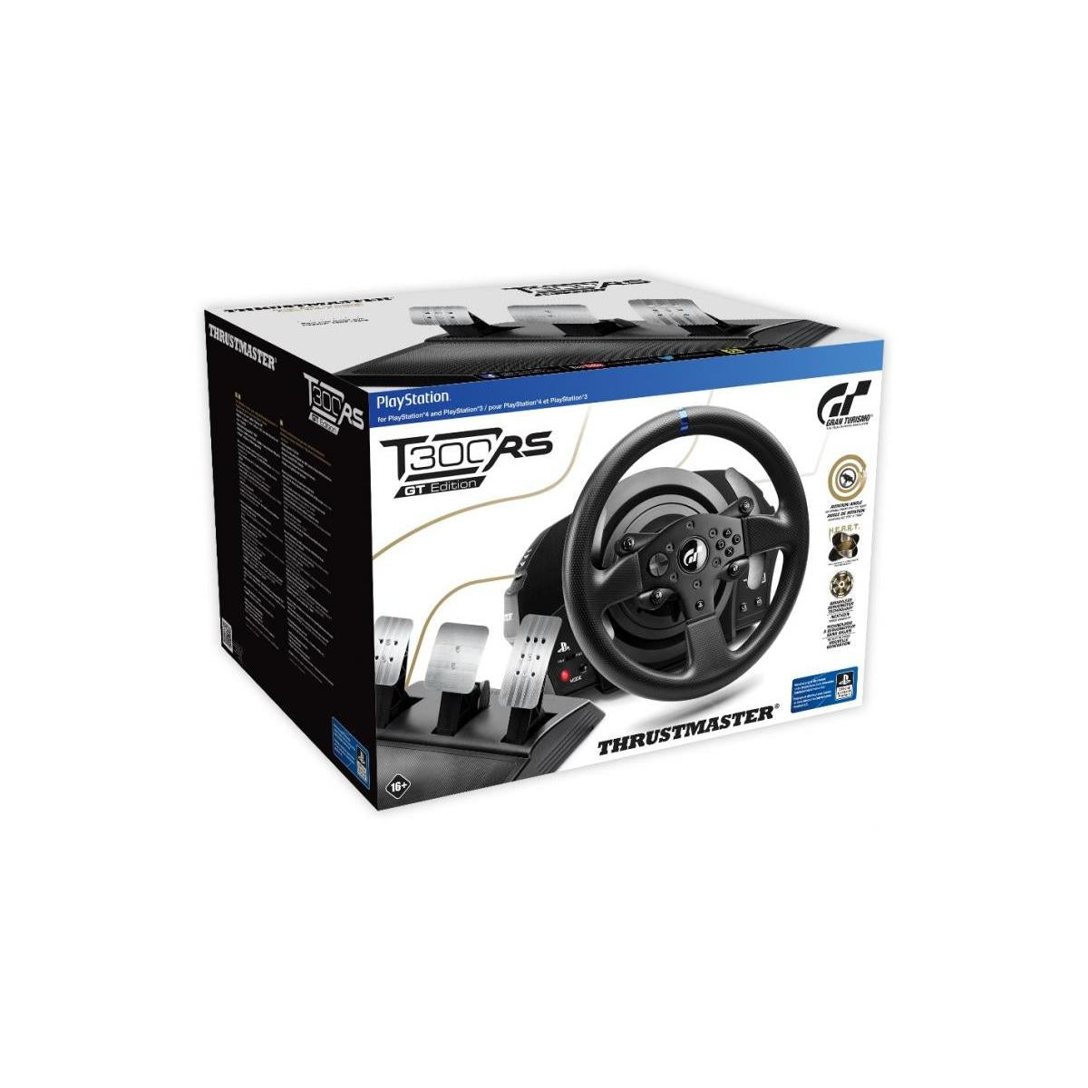 Thrustmaster T300 RS GT Sterzo Pedali Analogico Digitale PC PlayStation 4 Playstation 3 Nero