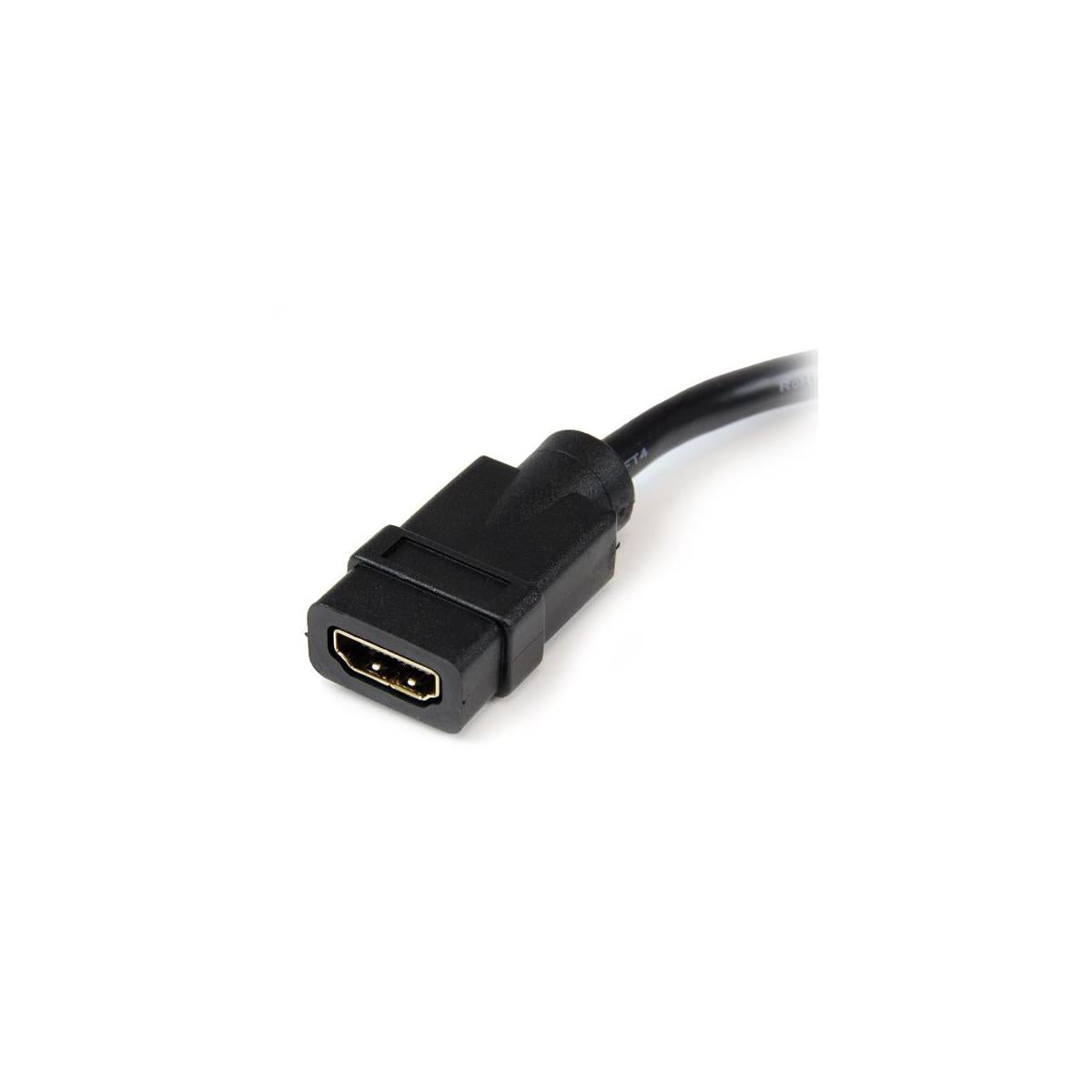 StarTech.com HDDVIFM8IN cavo e adattatore video 0,203 m HDMI tipo A (Standard) Nero