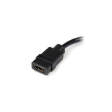 StarTech.com HDDVIFM8IN cavo e adattatore video 0,203 m HDMI tipo A (Standard) Nero