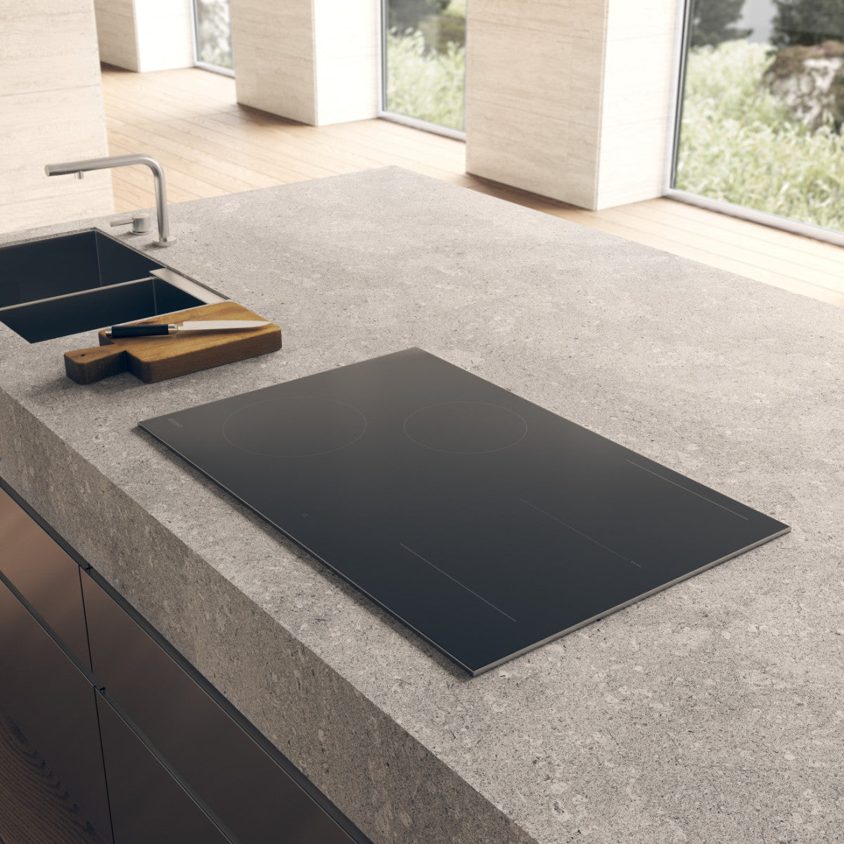 Asko HID824GC Nero Da incasso 80 cm Piano cottura a induzione 4 Fornelli