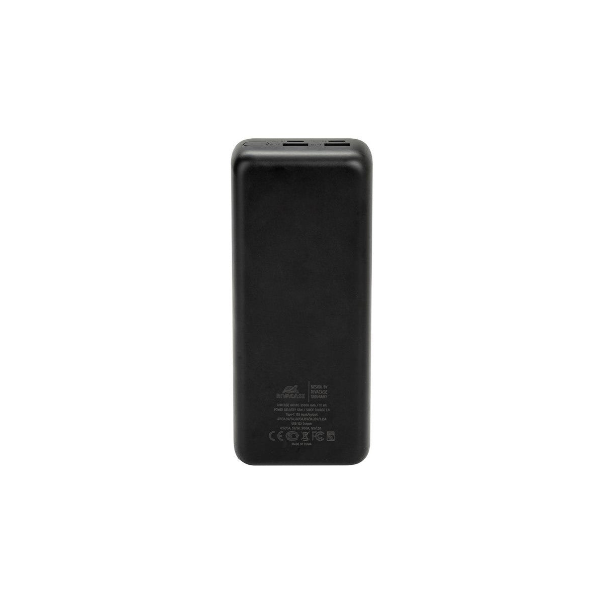 Rivacase VA1080 batteria portatile Polimeri di litio (LiPo) 30000 mAh Nero, Blu