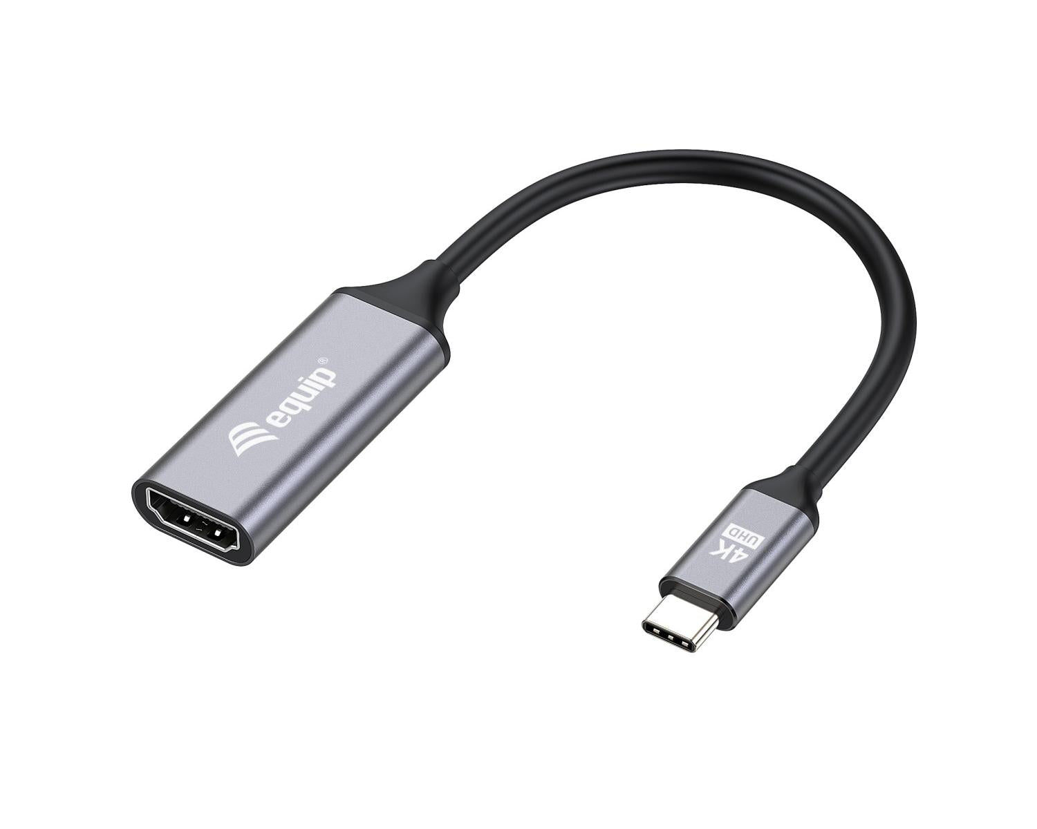 Equip 133491 cavo e adattatore video 0,15 m USB tipo-C HDMI Nero, Grigio