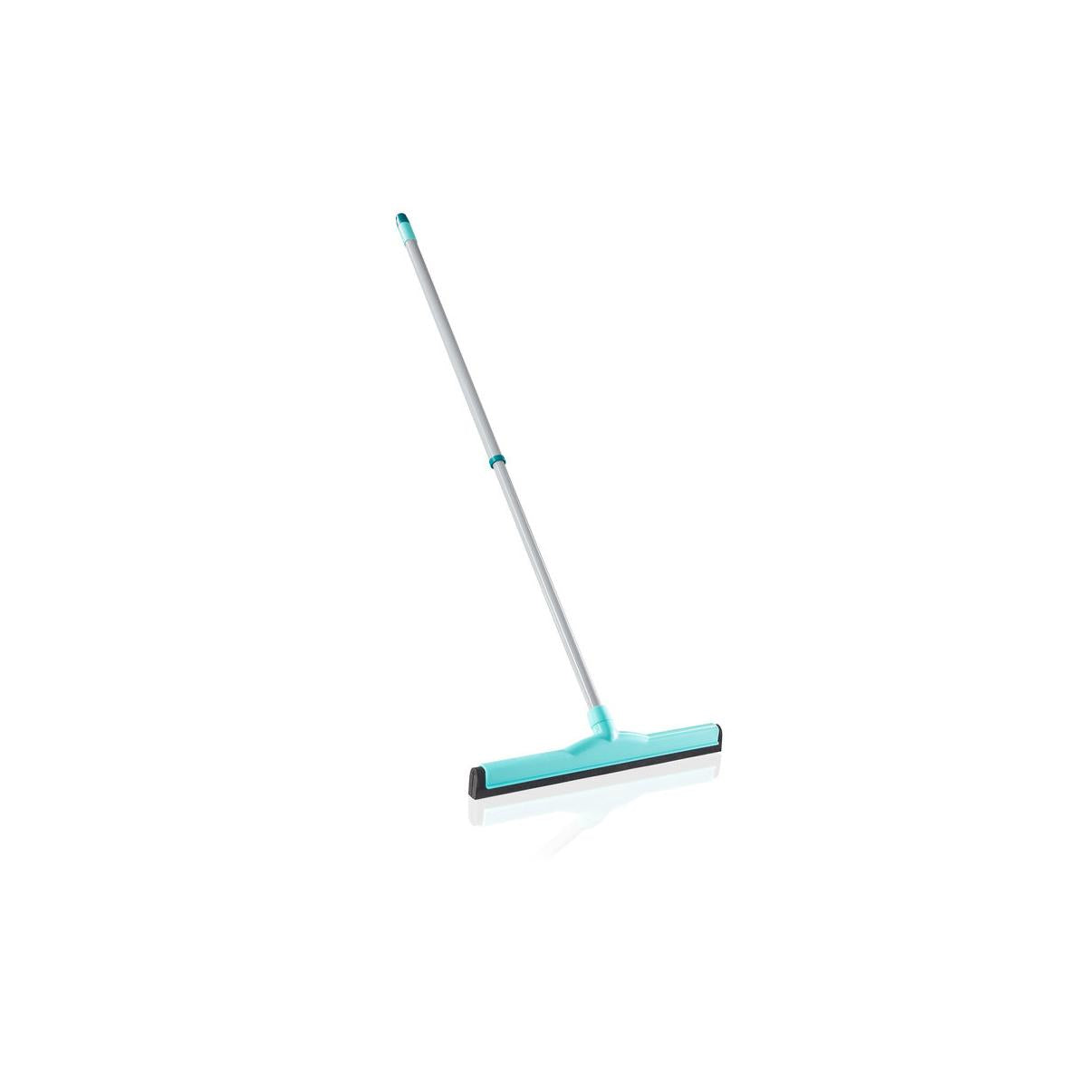 Scopa Spingiacqua Leifheit Classic LFH56421 con Manico Telescopico Doppia Gomma Tessuto Blu