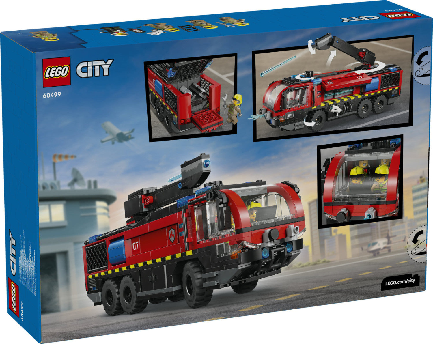 LEGO City Autopompa Dell'Aeroporto 60499 - 691 Pezzi