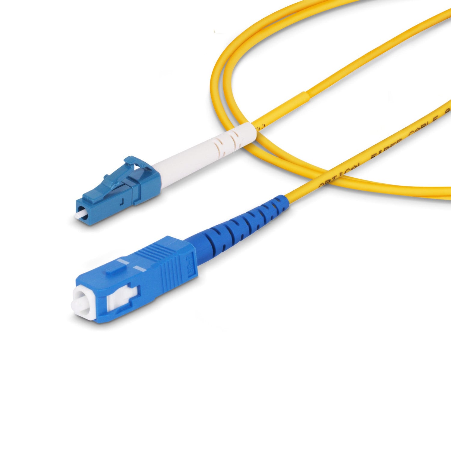 StarTech.com Cavo in fibra ottica simplex monomodale OS2 da LC a SC (UPC) da 3m, 9/125µm, 40G/100G, Insensibile alla piegatura, Bassa perdita di inserzione, Cavo patch in fibra LSZH
