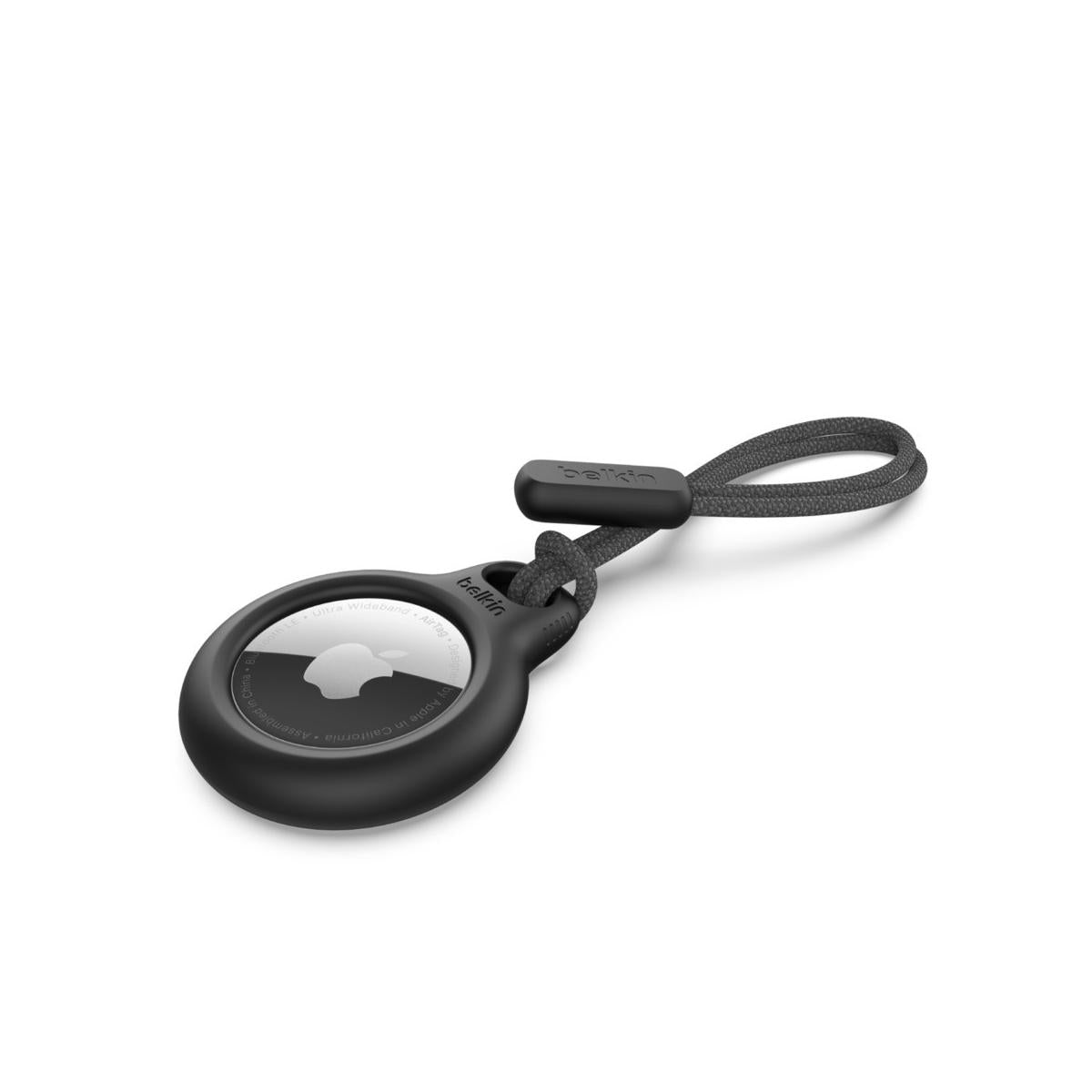 Belkin BLK1464A Gancio di Sicurezza Airtag con Laccio Nero
