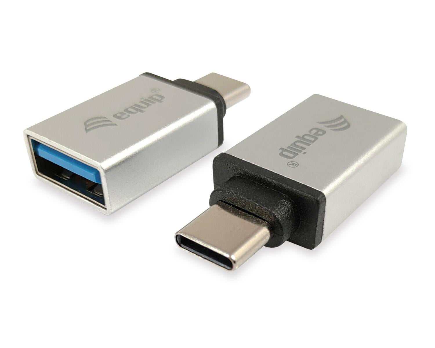 Equip 133473 adattatore per inversione del genere dei cavi USB Type C USB Type A Argento
