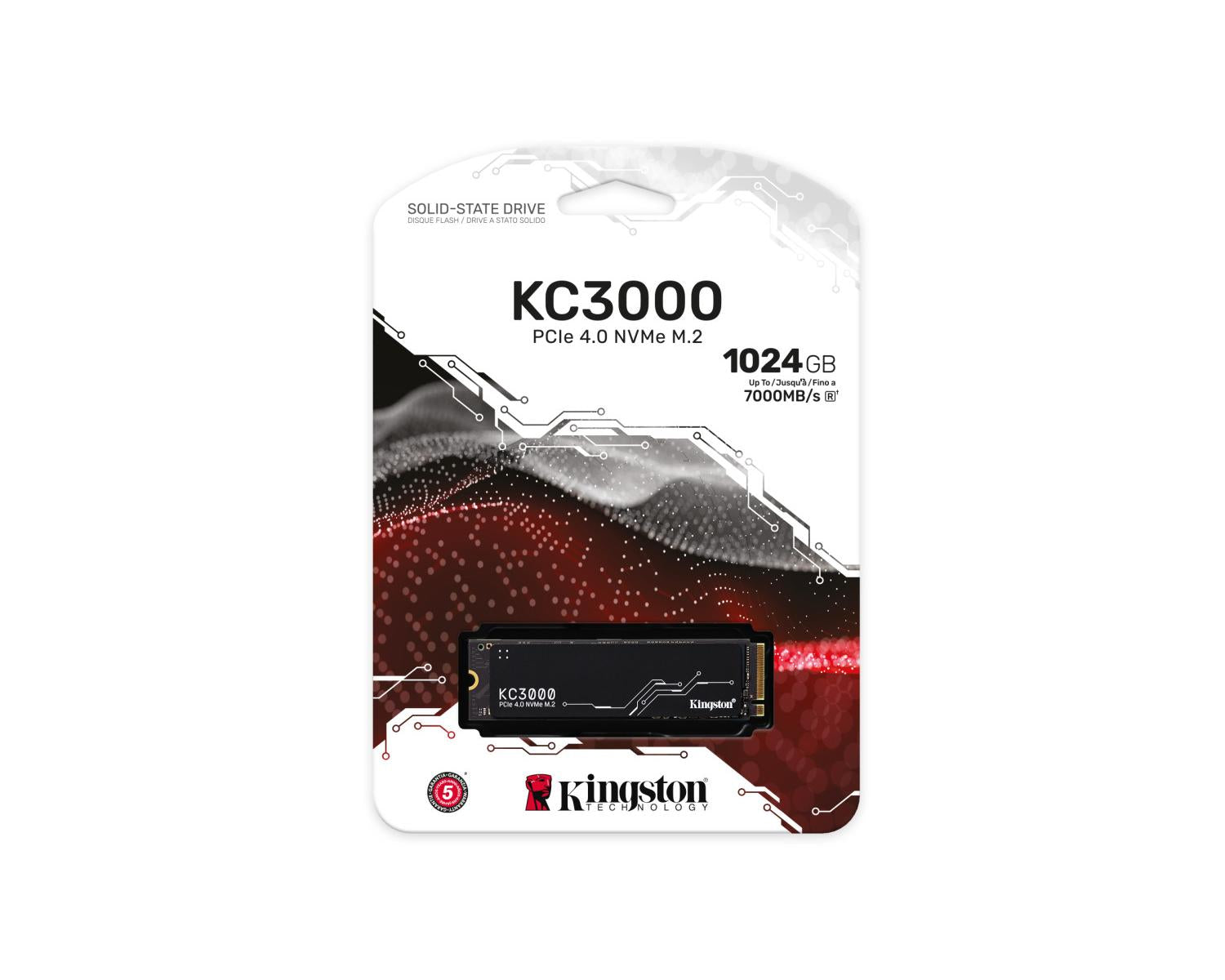 Kingston Technology 1024G KC3000 M.2 2280 NVMe SSD