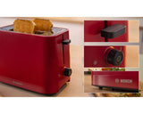 Bosch TAT3M124 Tostapane 2 fette 950 W Rosso