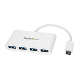 StarTech.com HB30C4ABW hub di interfaccia USB 3.2 Gen 1 (3.1 Gen 1) Type-C 5000 Mbit/s