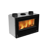 La Nordica 6016814 Inserto 80 Crystal Evo 2.0 Ventilato Interno Caminetto da incasso A legna Antracite Nero