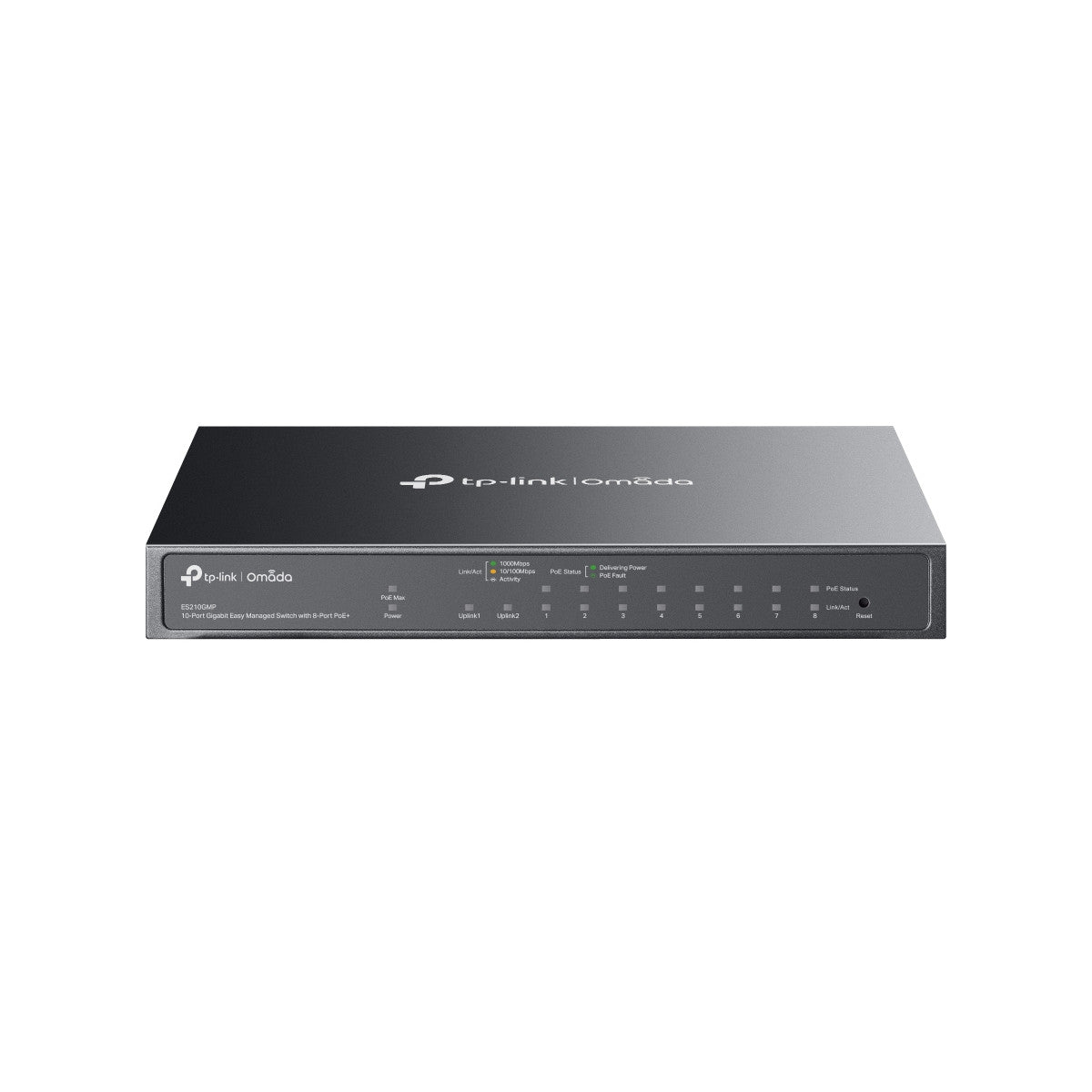 TP-Link Omada ES210GMP switch di rete Gestito Gigabit Ethernet (10/100/1000) Supporto Power over Ethernet (PoE) Nero