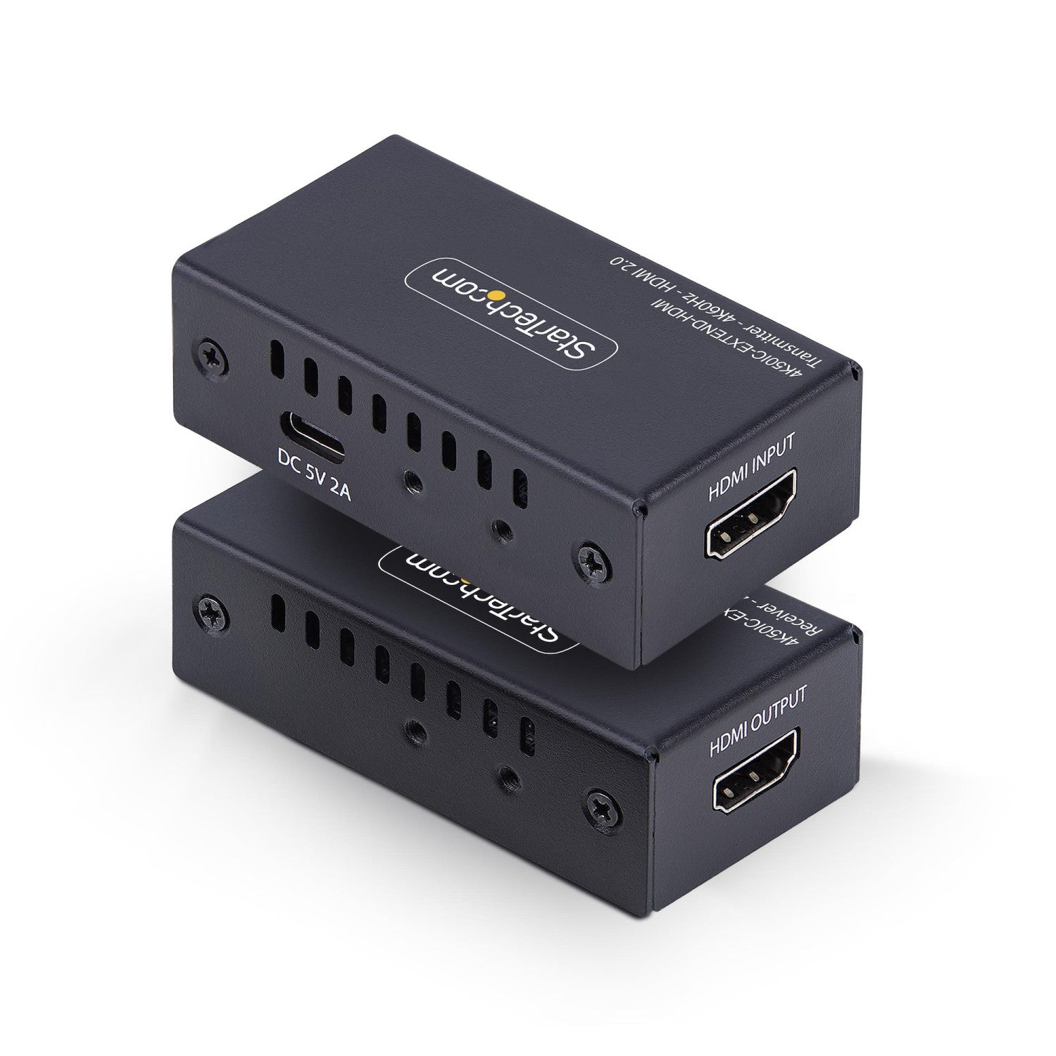 StarTech.com 4K50IC-EXTEND-HDMI moltiplicatore AV Trasmettitore e ricevitore AV Nero