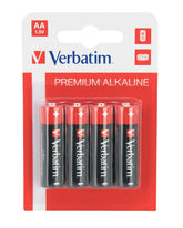 Verbatim 49921 Batteria Monouso 4 X Tipo AA Alcalino Grigio Blu