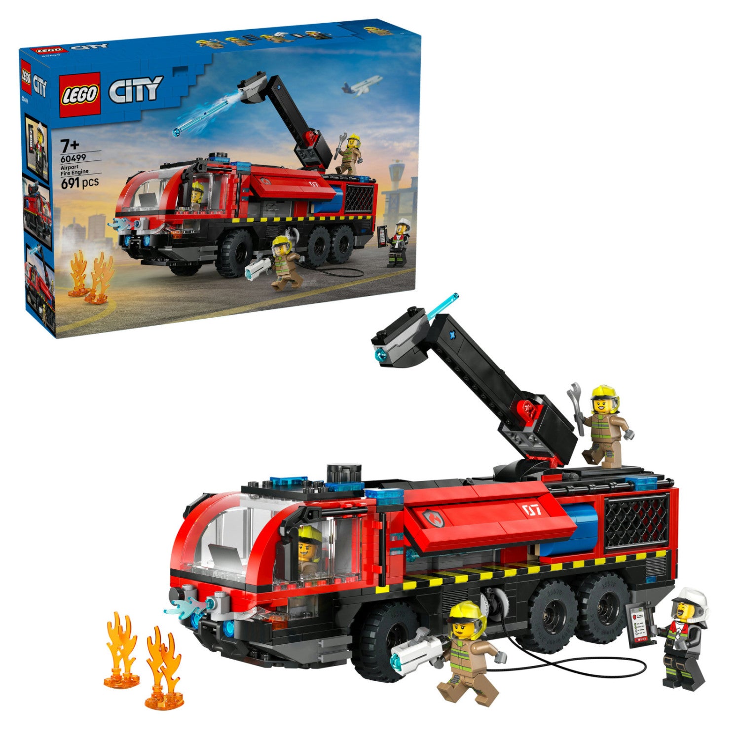 LEGO City Autopompa Dell'Aeroporto 60499 - 691 Pezzi