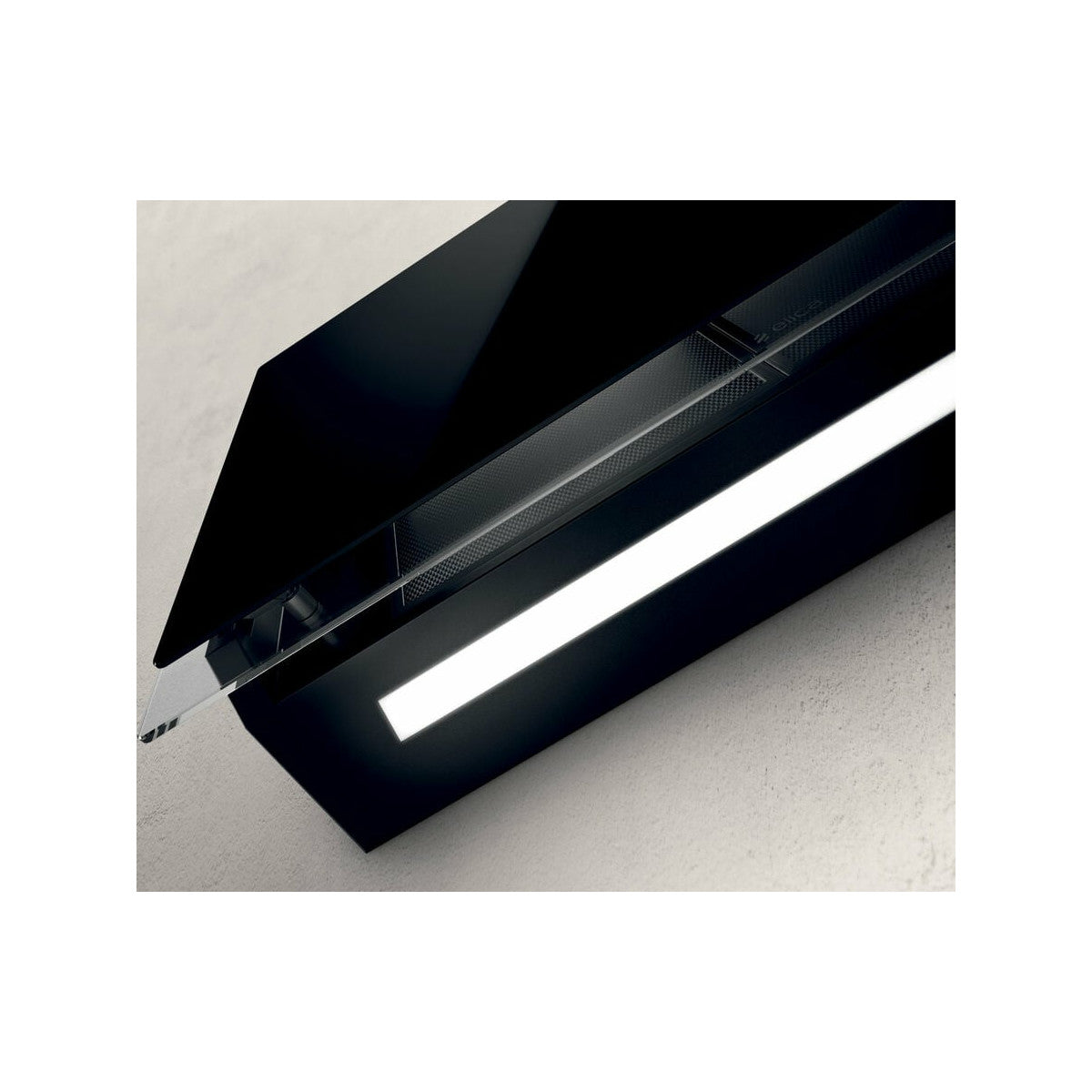 Elica Elle BL/F/80 Cappa aspirante a parete Nero 650 m3/h
