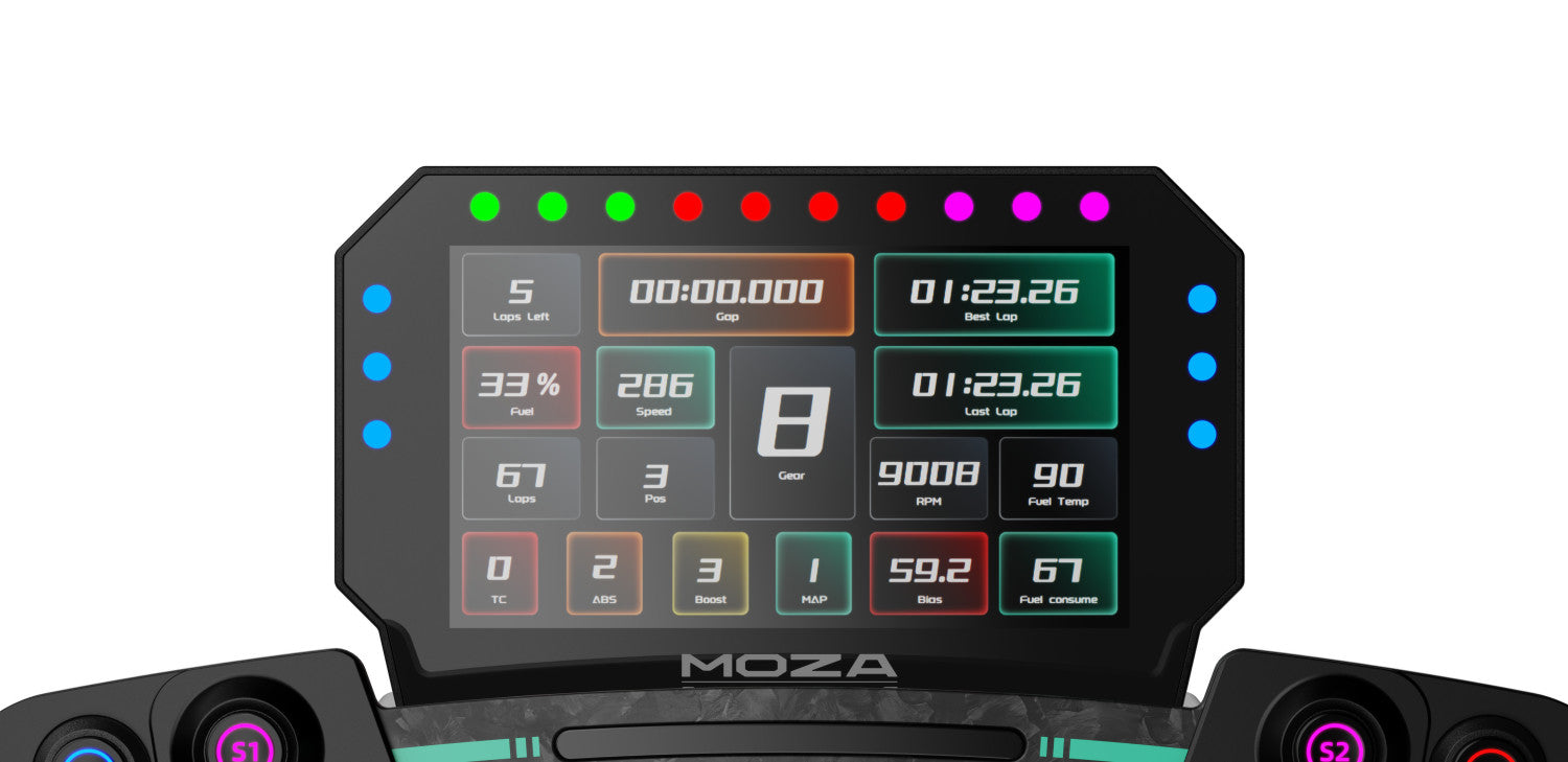 Moza Racing RS072 periferica di gioco Nero Digitale PC