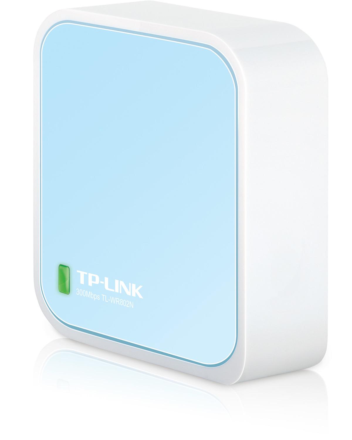 TP-LINK TL-WR802N router wireless Fast Ethernet Banda singola (2.4 GHz) 4G Blu, Bianco