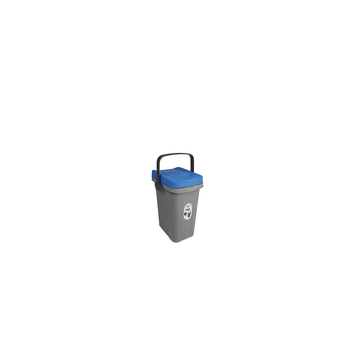Stefanplast Pattumiera Home Eco System 7 Lt Blu Capri
