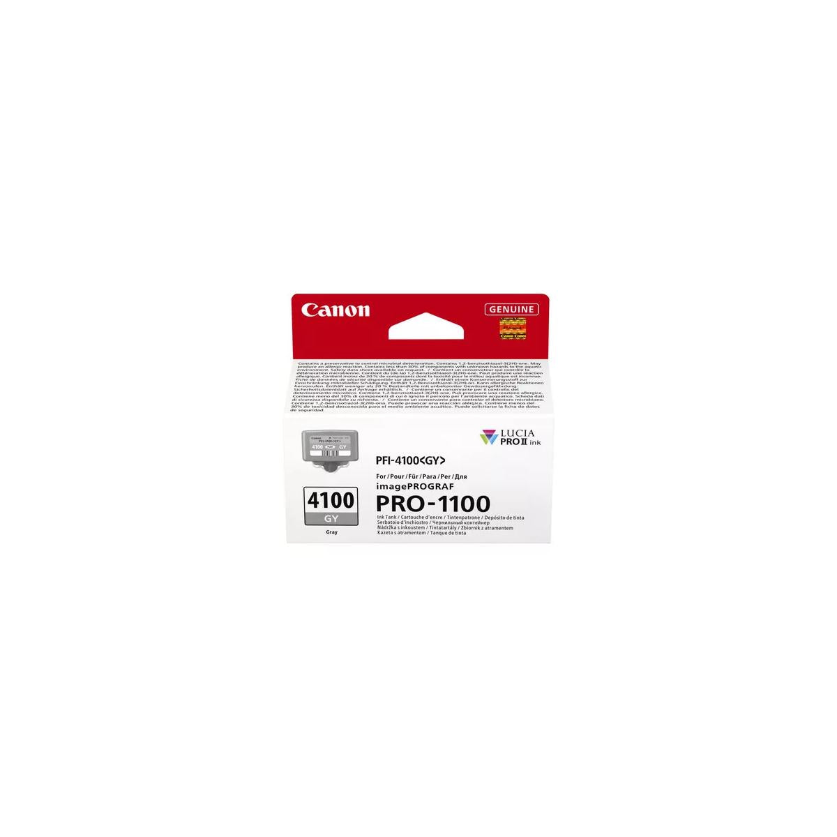 Canon LUCIA PRO II cartuccia d'inchiostro 1 pz Originale Resa standard Grigio