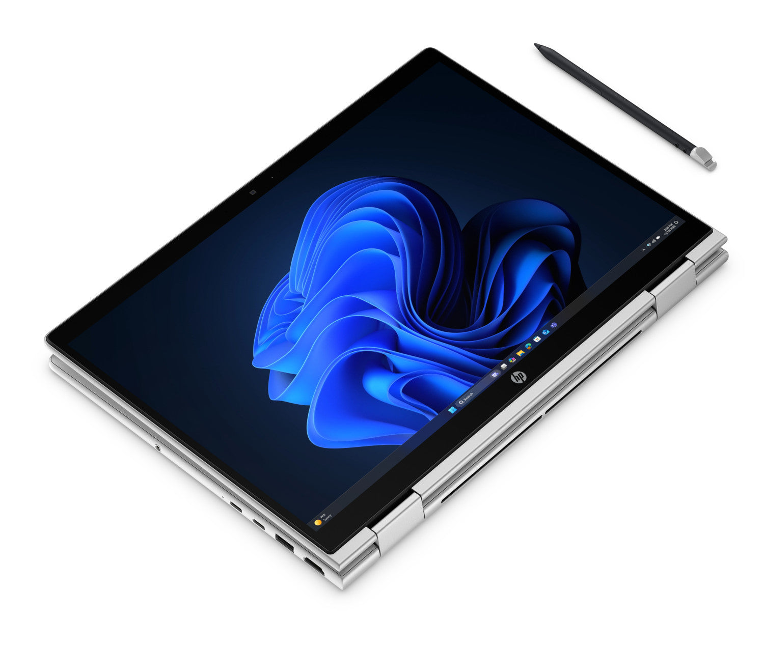 HP E4LG8AT laptop Intel Core 5 Computer portatile 33,8 cm (13.3") Touch screen WUXGA 16 GB LPDDR5x-SDRAM 512 GB SSD Wi-Fi 7 (802.11be) Windows 11 Pro AI PC Argento