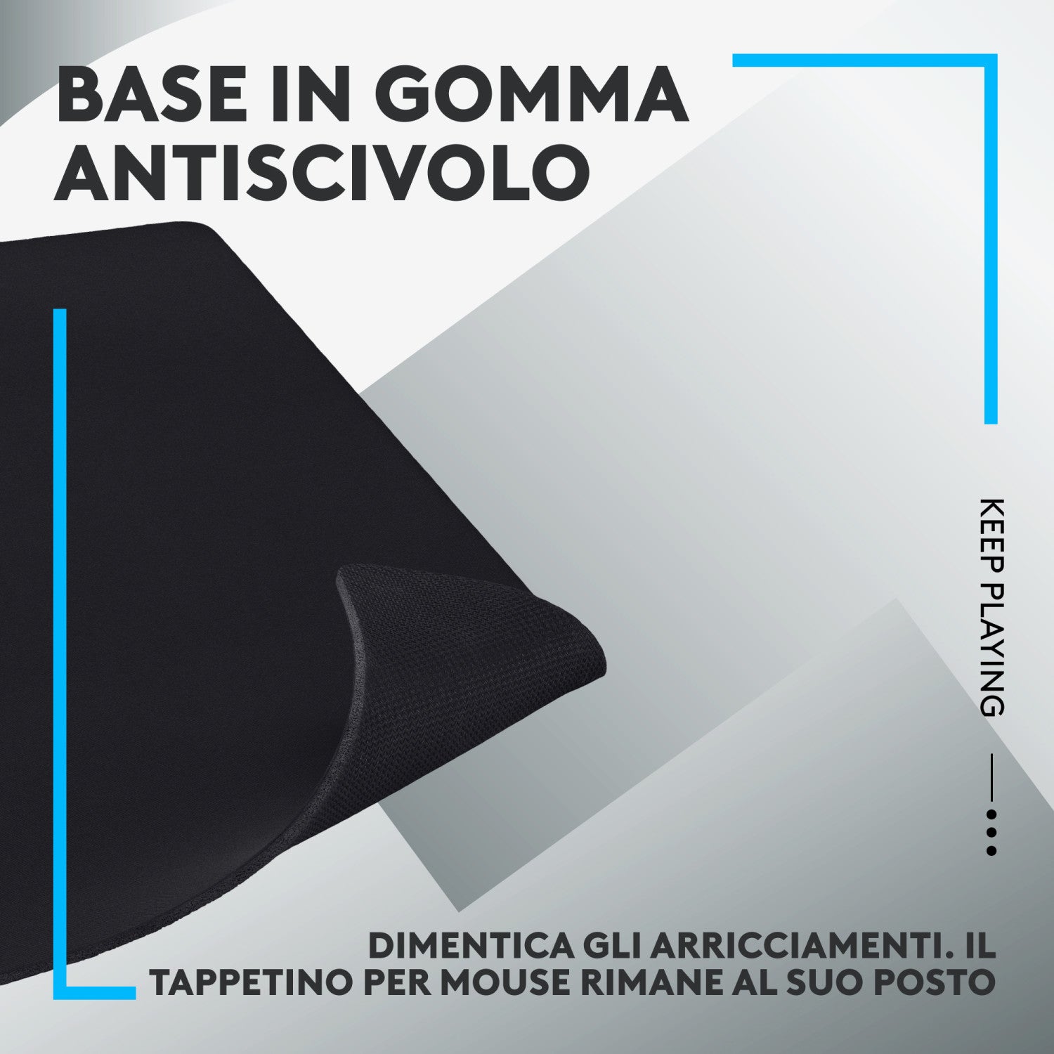 Tappetino Mouse da Gioco da Computer Logitech G 943 000799 G640 Nero