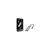 Conceptronic DONN02G replicatore di porte e docking station per laptop USB 3.2 Gen 1 (3.1 Gen 1) Type-C Alluminio