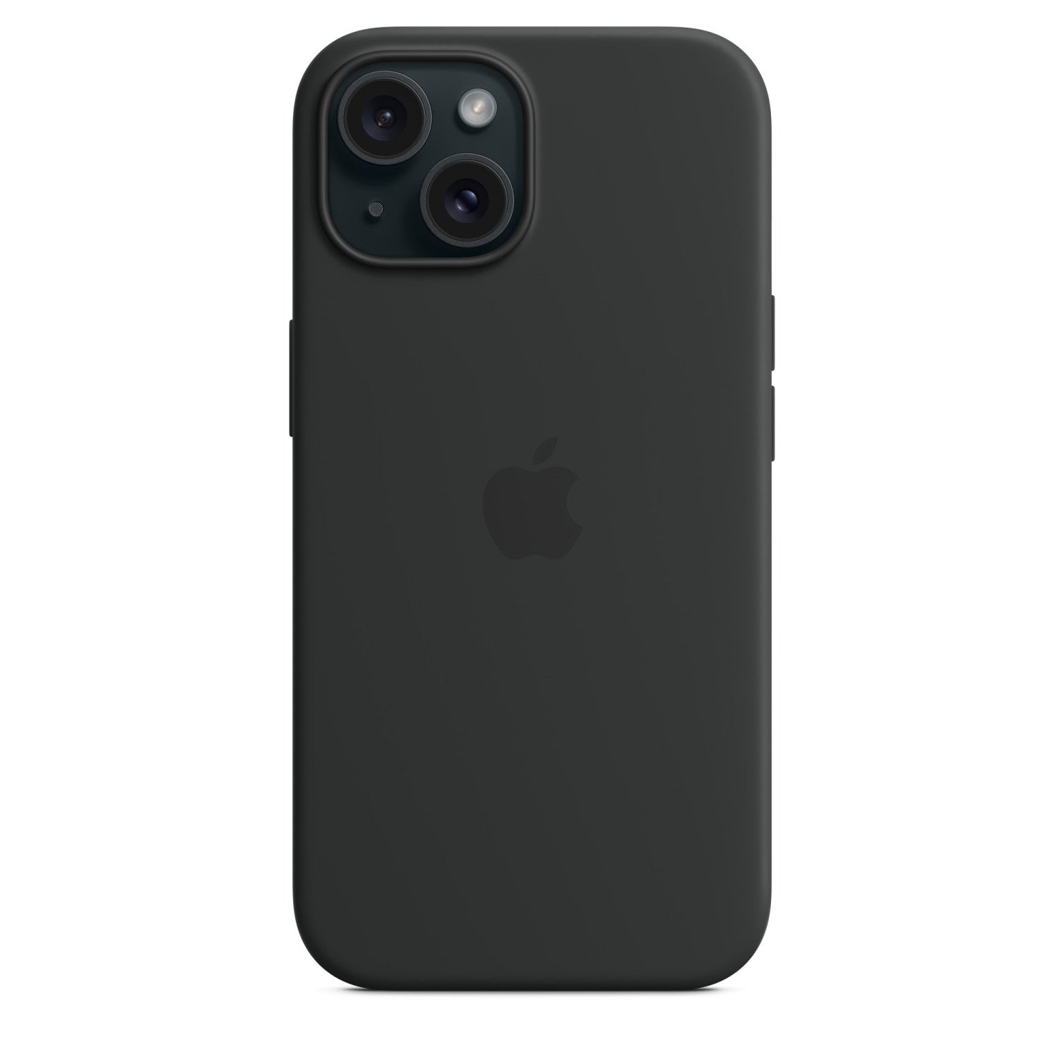 Apple Custodia MagSafe in silicone per iPhone 15 - Nero