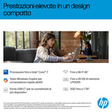 HP OmniBook 5 Flip 2-in-1 Laptop 14-fp0012nlx Intel Core i3 i3-1315U 35,6 cm (14 pollici) Touch screen 2K 8 GB LPDDR5-SDRAM 512 GB SSD Wi-Fi 6 (802.11ax) Windows 11 Home Argento