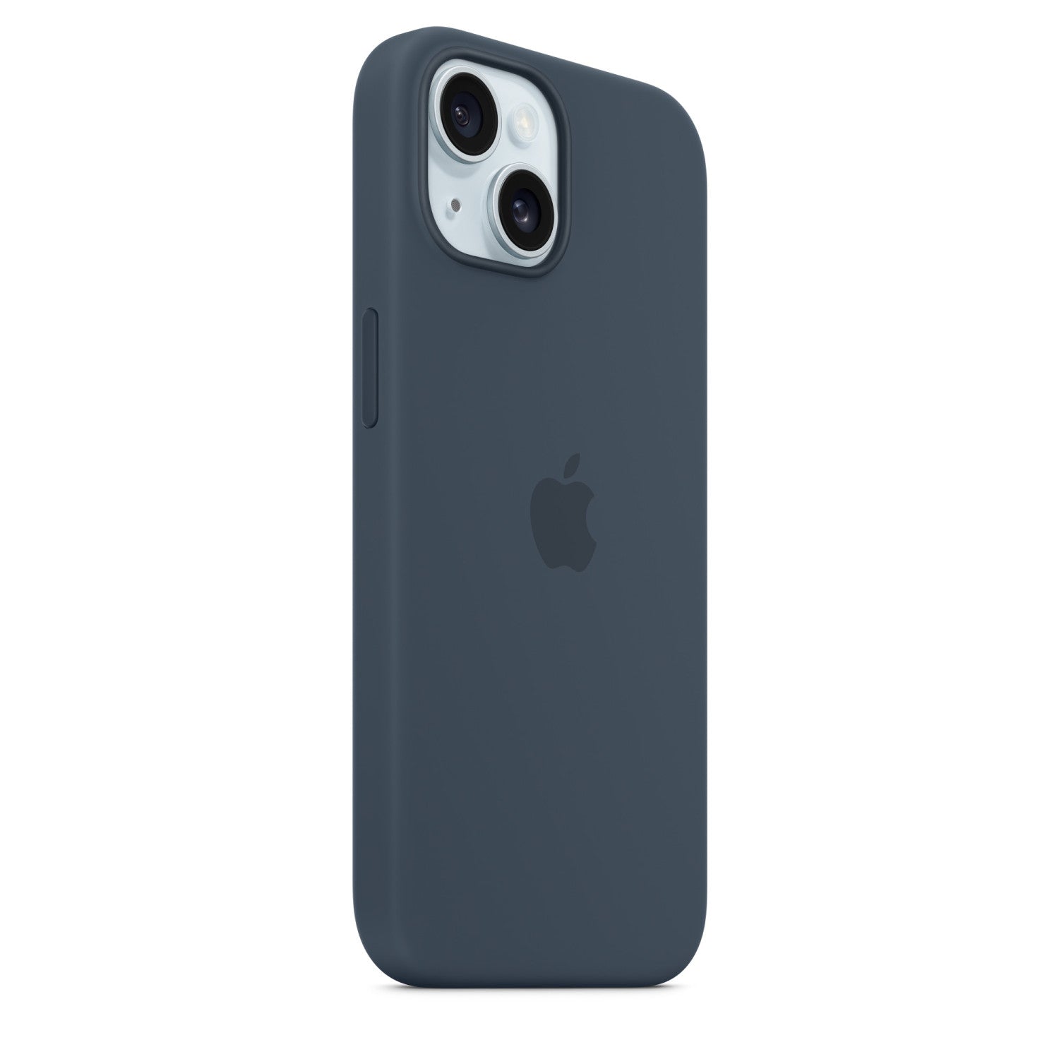 Apple Custodia MagSafe in silicone per iPhone 15 - Blu tempesta