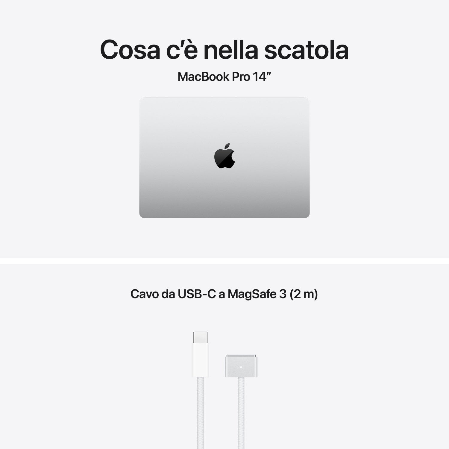Apple MacBook Pro 14" M5 Pro chip 15 core CPU 16 core GPU, 24GB, 1TB SSD - Argento