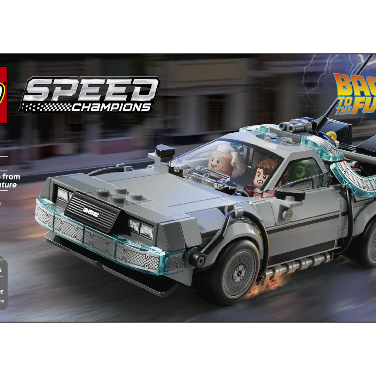 LEGO Speed Champions Macchina del Tempo di Ritorno al Futuro 77256