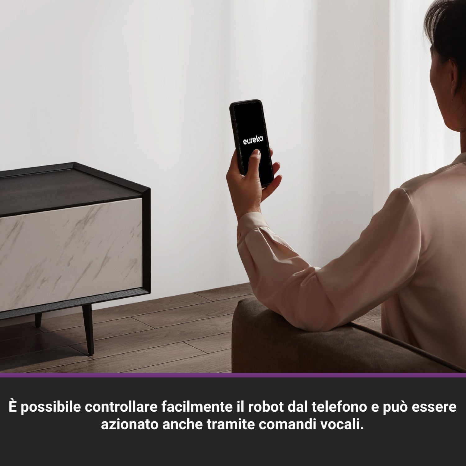 Eureka N6 PLUS aspirapolvere robot 0,34 L Nero