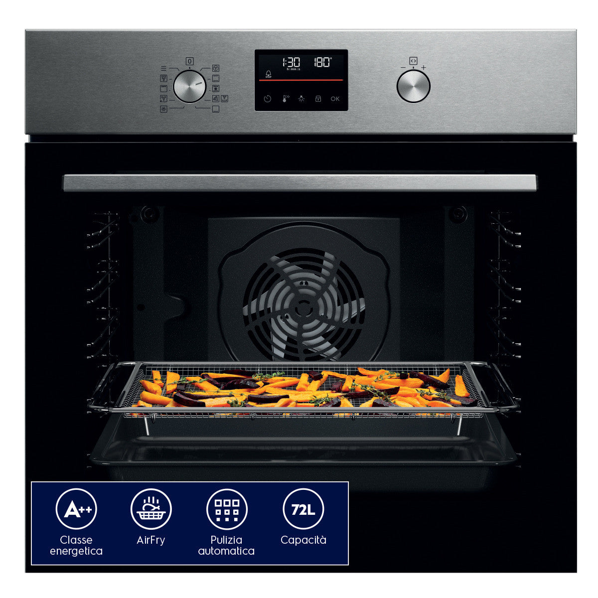 Electrolux Forno Incasso Pirolitico Classe A++ 60 Cm LOM4P46X2