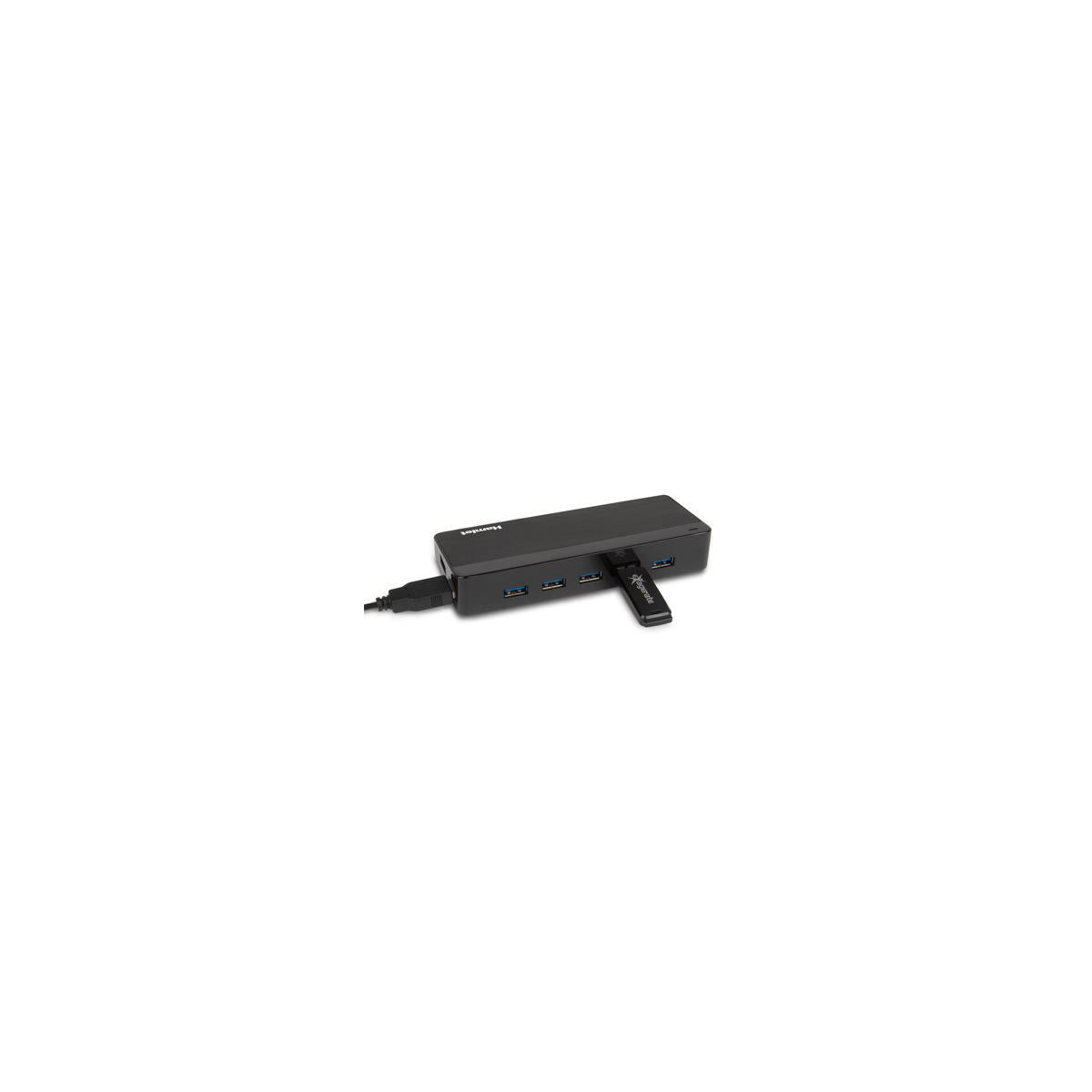 Hamlet XHUB70036 hub di interfaccia USB 3.2 Gen 1 (3.1 Gen 1) Type-B 5000 Mbit/s Nero