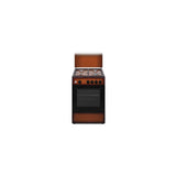 Ducati SD554BG Cucina A Gas Libera Installazione 4 Fuochi Con Forno A Gas 49 Litri 50x50 Cm Marrone