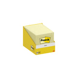 Post-It Blocco Foglietti Riposizionabili 76x76 mm Giallo Canary 100 Fogli - Conf. 10 Blocchi
