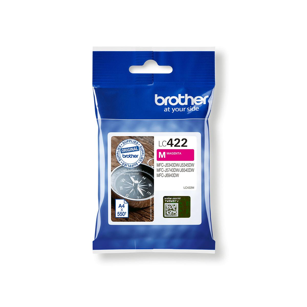 Brother LC-422M Cartuccia d'Inchiostro 1 pz Originale Magenta