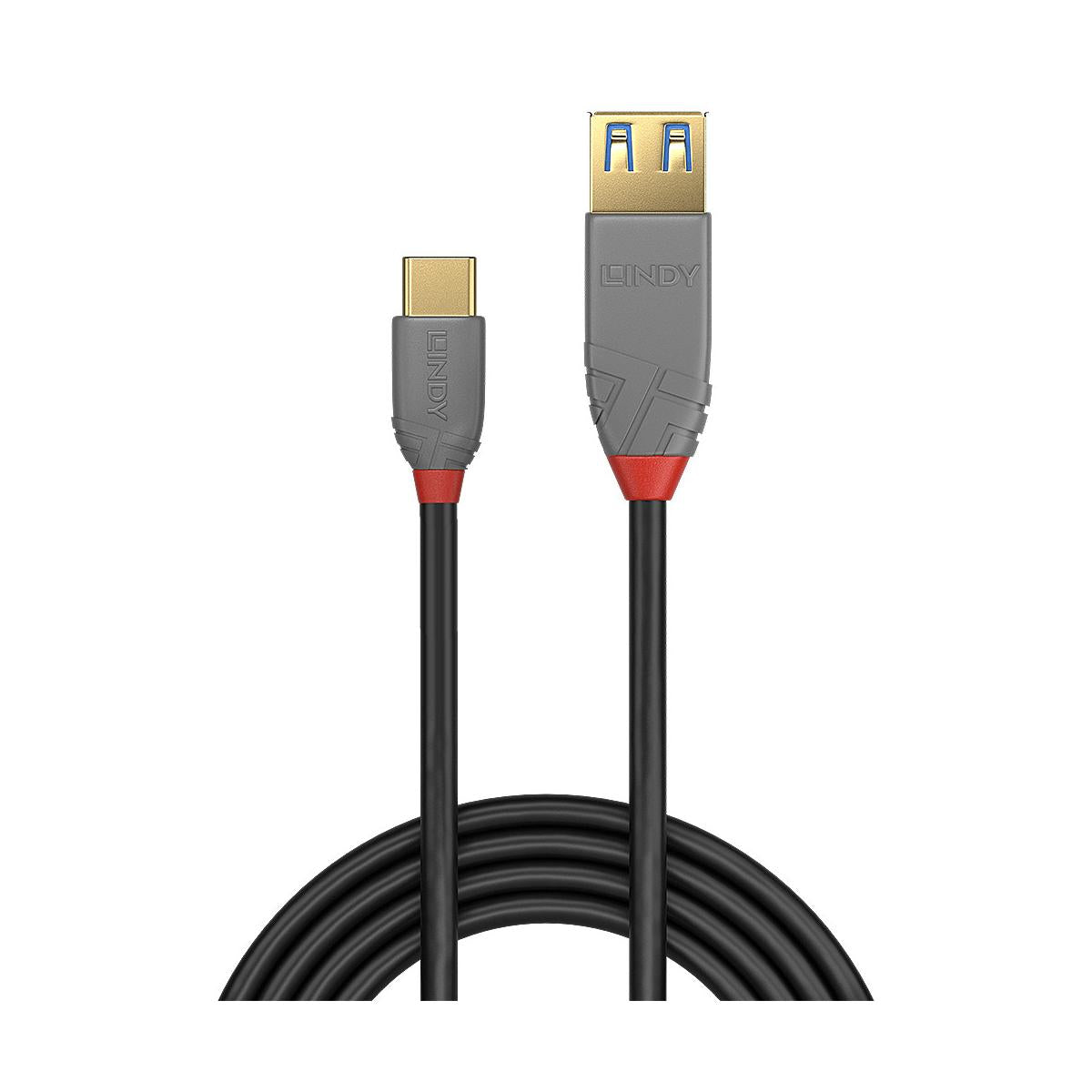Lindy 36895 cavo USB 0,15 m USB 3.2 Gen 2 (3.1 Gen 2) USB C USB A Nero