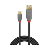Lindy 36895 cavo USB 0,15 m USB 3.2 Gen 2 (3.1 Gen 2) USB C USB A Nero