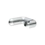 Idro Bric Supporto Doccia a Parete Regolabile F0205 con Snodo e Attacco Conico ABS Cromato