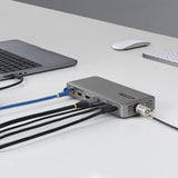 StarTech.com 208UE-USB4-DOCK replicatore di porte e docking station per laptop Cablato Grigio