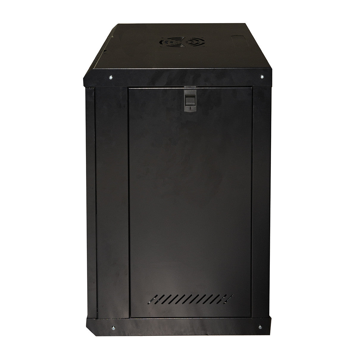 LINK Armadio Rack 19" 12U Serie Light Colore Nero Con Porta Vetro (Axpxl) Mm 600X400X530 Ripiano Incluso