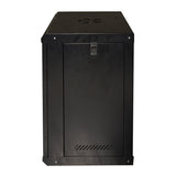 LINK Armadio Rack 19" 12U Serie Light Colore Nero Con Porta Vetro (Axpxl) Mm 600X400X530 Ripiano Incluso