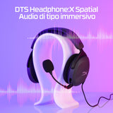 HyperX Cloud Stinger 2 Core da Gaming Headsets Cuffie Cablato a Padiglione Nero