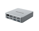 Conceptronic DONN25G replicatore di porte e docking station per laptop Cablato USB 3.2 Gen 2 (3.1 Gen 2) Type-C Argento