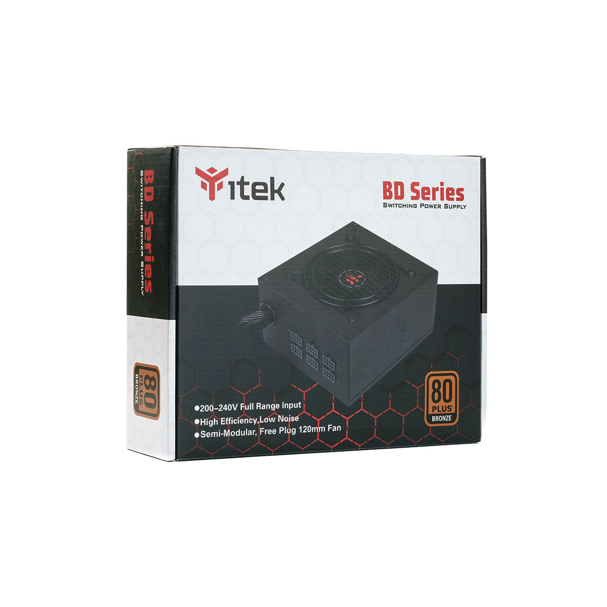 itek BD700 alimentatore per computer 700 W 24-pin ATX ATX Nero