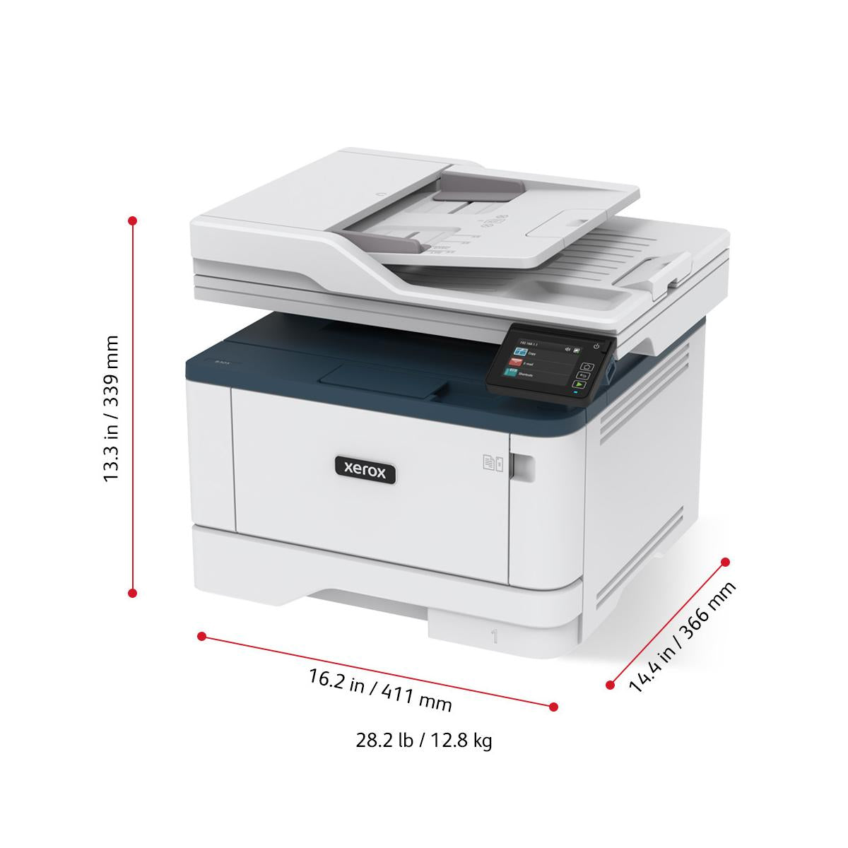 Xerox B315V DNI Stampante Multifunzione Laser 2400x2400 DPI Wi Fi Bianco