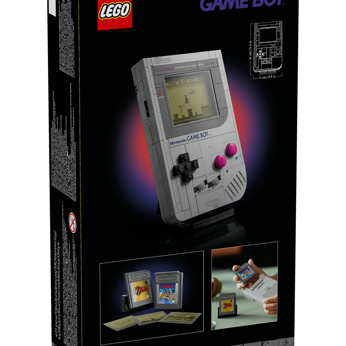 LEGO 72046 Set da Costruzione Game Boy Nintendo Super Mario 421 Pezzi Adulti